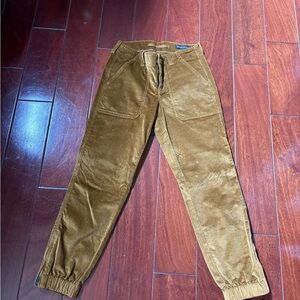 Banana Republic Tan Corduroy Ankle Pants NWOT
